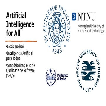 Artificial Intelligence for All - ACM Lecture