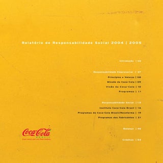 Responsabilidade Social da Coca-Cola