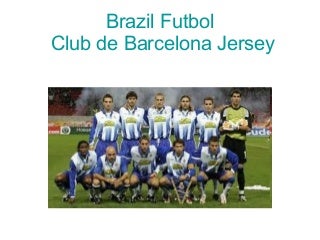 Brazil futbol club de barcelona jersey
