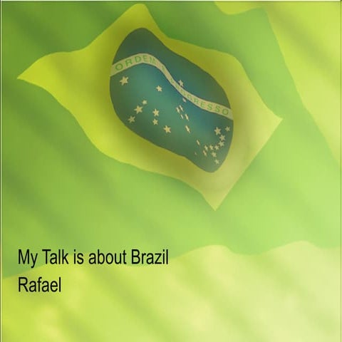 _Brazil Country Introduction Presentation in Green and Yellow ...