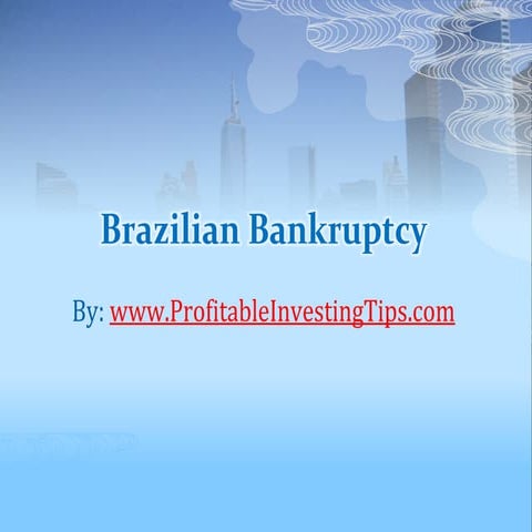 Brazilian Bankruptcy