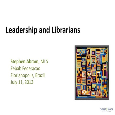 Leadership and librarians