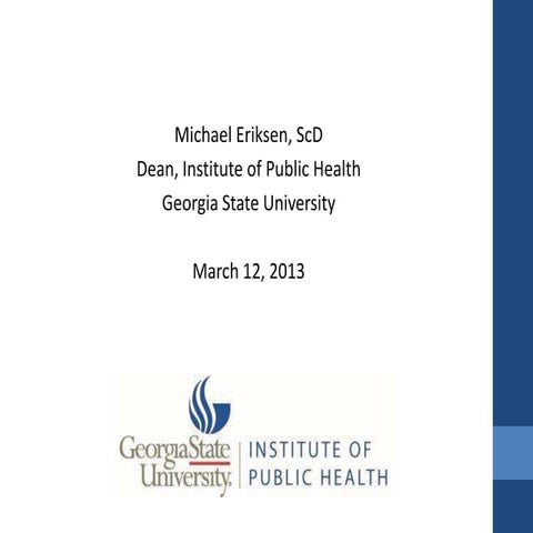 Presentation to the Fundacao do Cancer