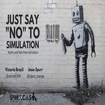 Just Say 'No' to Simulation