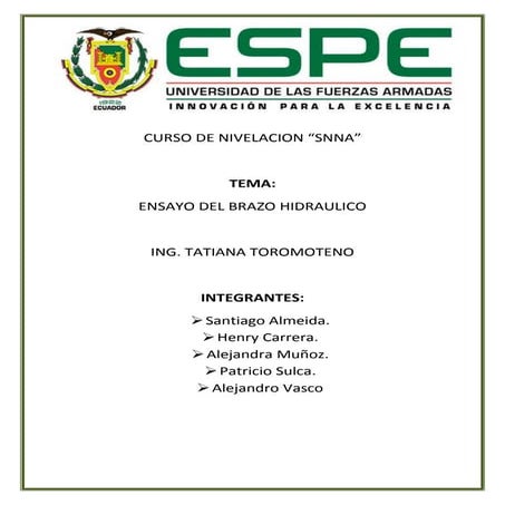 Brazo hidraulico 1