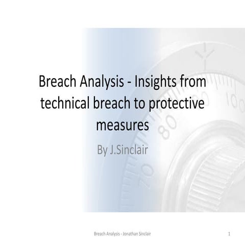 Breach analysis slideshare