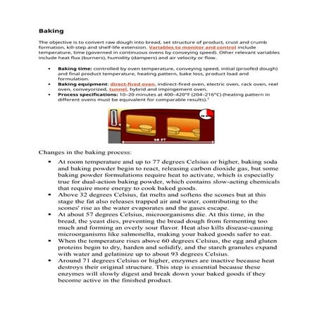 the process of baking... | PPTX