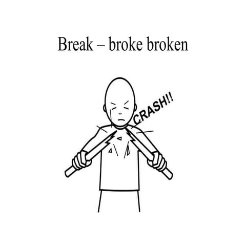 Break – broke broken