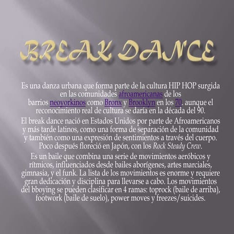 Breakdance By:H | PDF