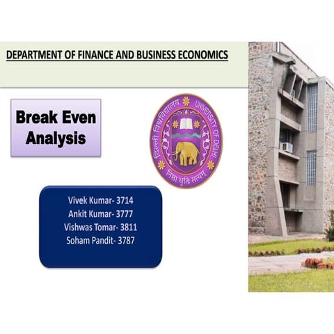 Break even analysis Final.pptx