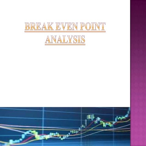 Break even point final