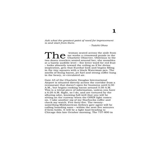 Breakfast At Midway Excerpt