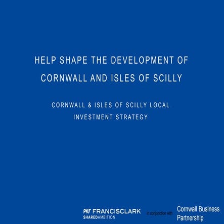 Breakfast briefing   Local Investment Strategy