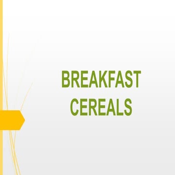 Breakfast cereal