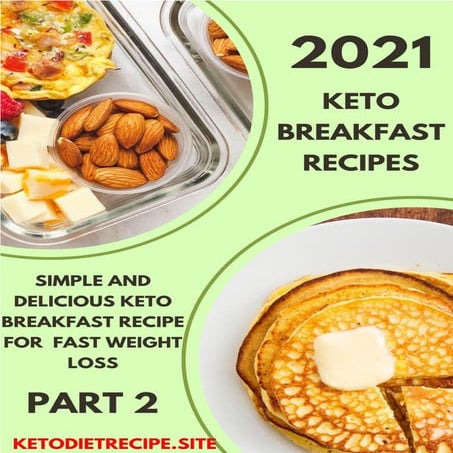 KETO DIET BREAKFAST RECIPE PART 2 | PDF