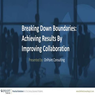 Breaking Down Organizational Boundaries