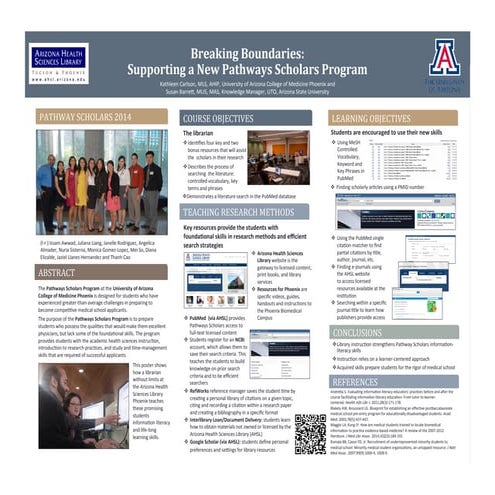 Breaking Boundaries: Supporting a New Pathways Scholars Program