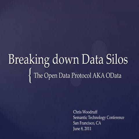 Breaking down data silos with OData