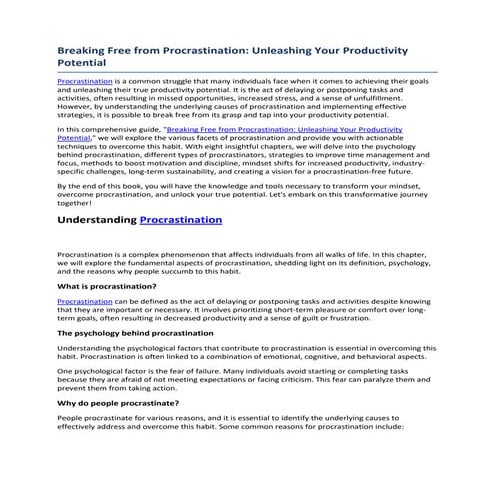Breaking Free from Procrastination.pdf