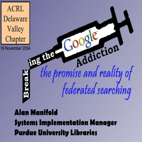 Breaking the Google Addiction