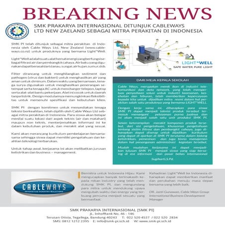 Breaking News SMK PRAKARYA INTERNASIONAL