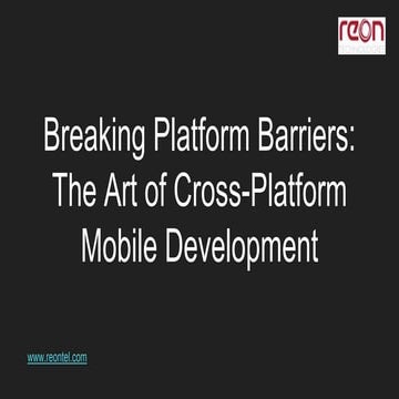 Mastering Cross-Platform Mobile App Development