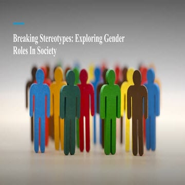 Breaking stereotypes based on gender and power