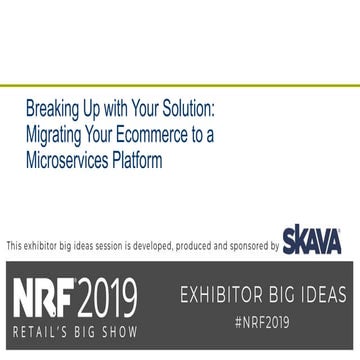 Practical Applications of Microservices for Ecommerce | PPTX