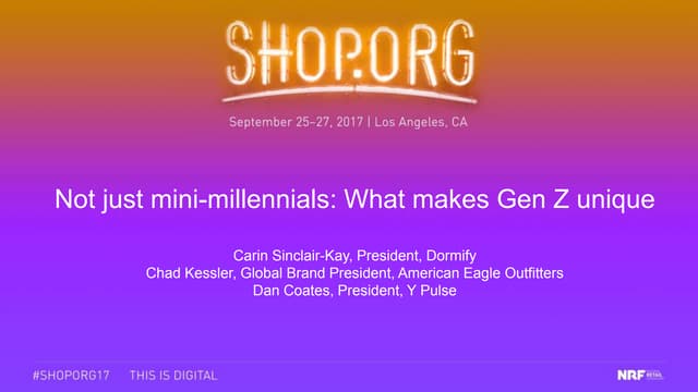 Not Just Mini Millennials