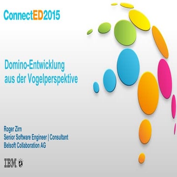 Domino Entwicklung aus der Vogelperspektive