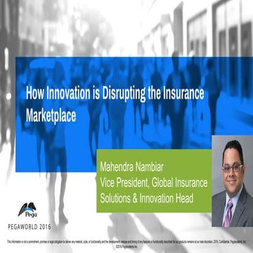 How Innovation Is Disrupting The Insurance Marketplace Pdf