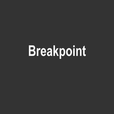 Breakpoint