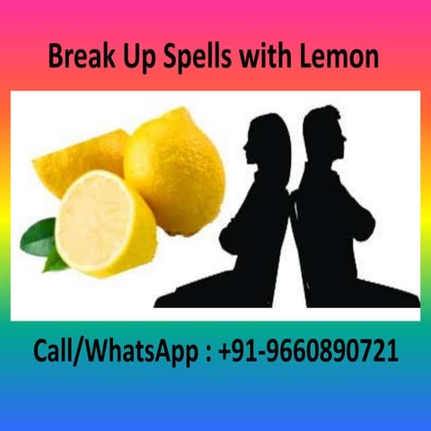 Break up spells with lemon | PPTX