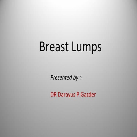 Breast lumps