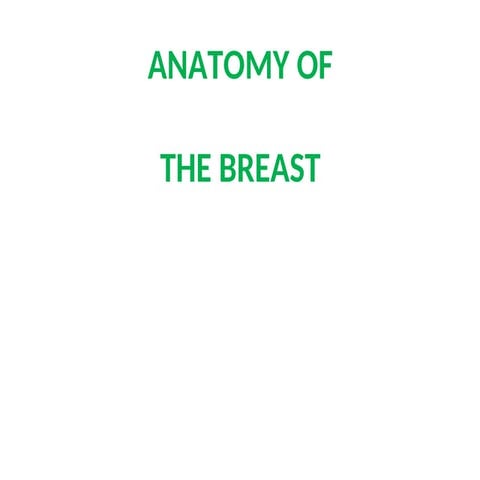 BREAST & AXILLARY LYMPH NODES PPT. SK.ppt