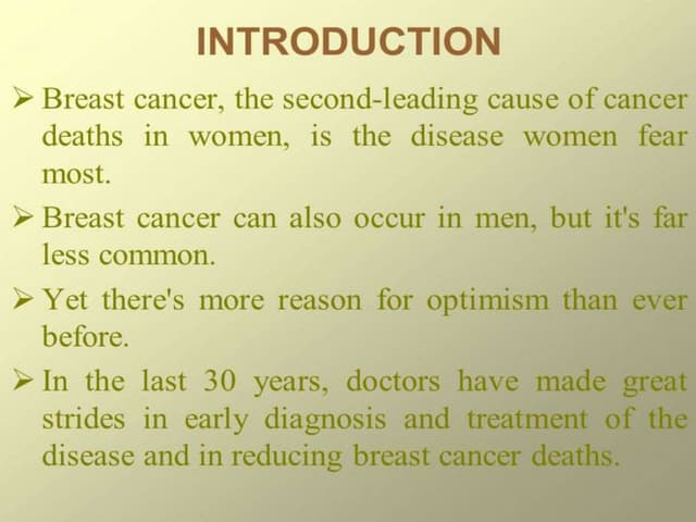 Breast Cancer Awareness Presentation | PPTX