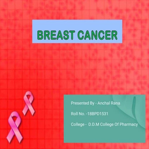 breast cancer ppt by Anchal Rana.pptx