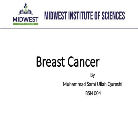Breast Cancer by Sami Ullah.pptx Short but Important