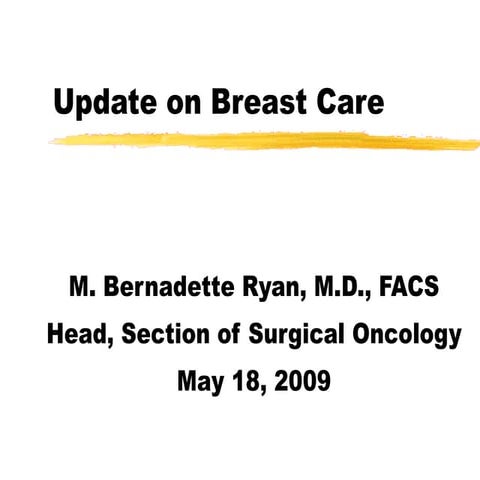 Breast Cancer Update | PPT