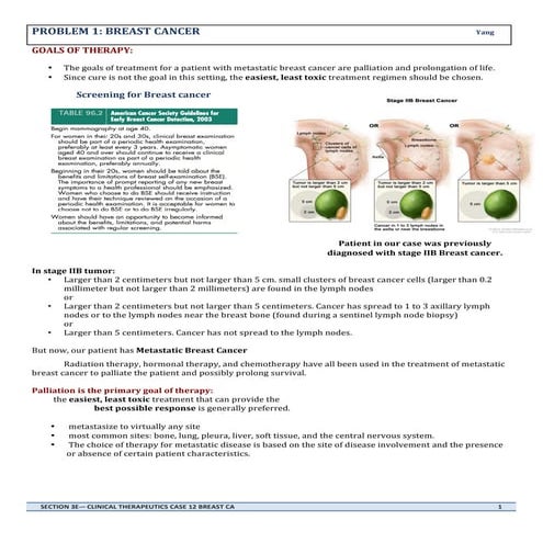 Breast cancer written report | PDF | Physical Therapy | Wellness