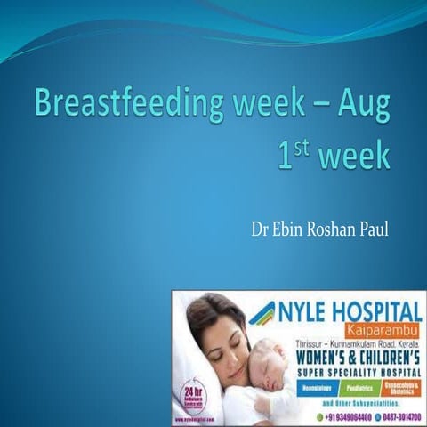 Breastfeeding week nyle