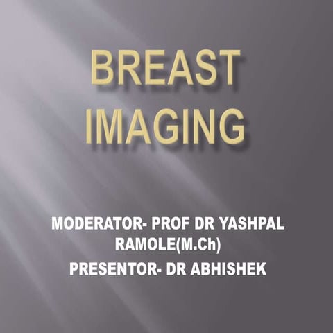 BREAST IMAGING IN DIFFERENT CONDITIONS OF BREAST