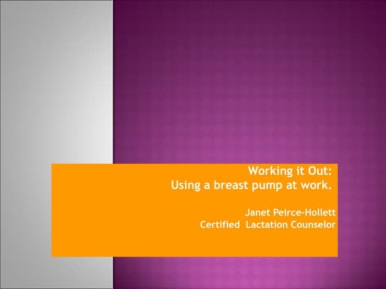 Human Milk Storage | PPT
