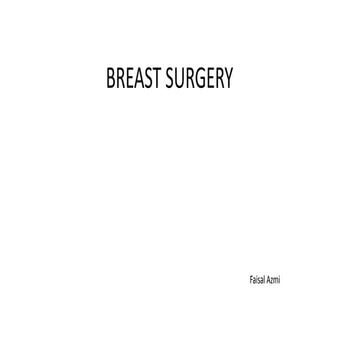 Breast surgery