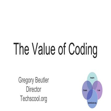 Brea talk   benefits of coding