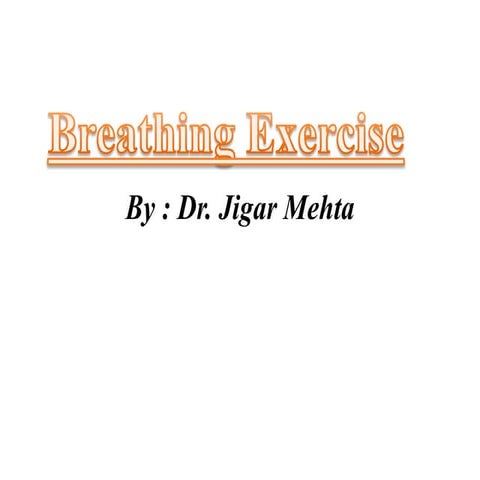 Breathing exercise | PDF
