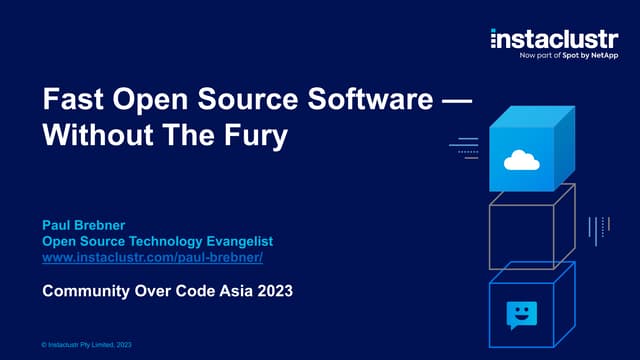 DEVELOPING FAST APPLICATIONS WITH OPEN SOURCE SOFTWARE - WITHOUT THE FURY