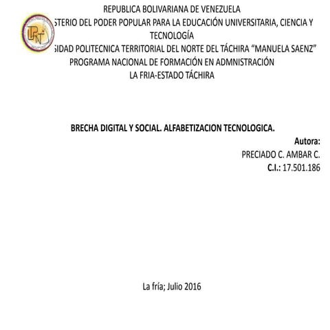 Brecha digital (ambar)