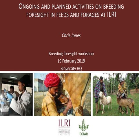 Breeding foresight workshop: Presentation by ILRI