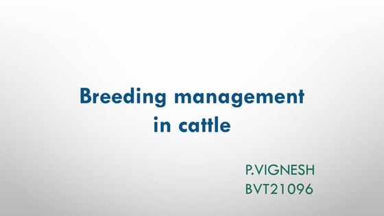 Livestock management practice flushing 10.pptx